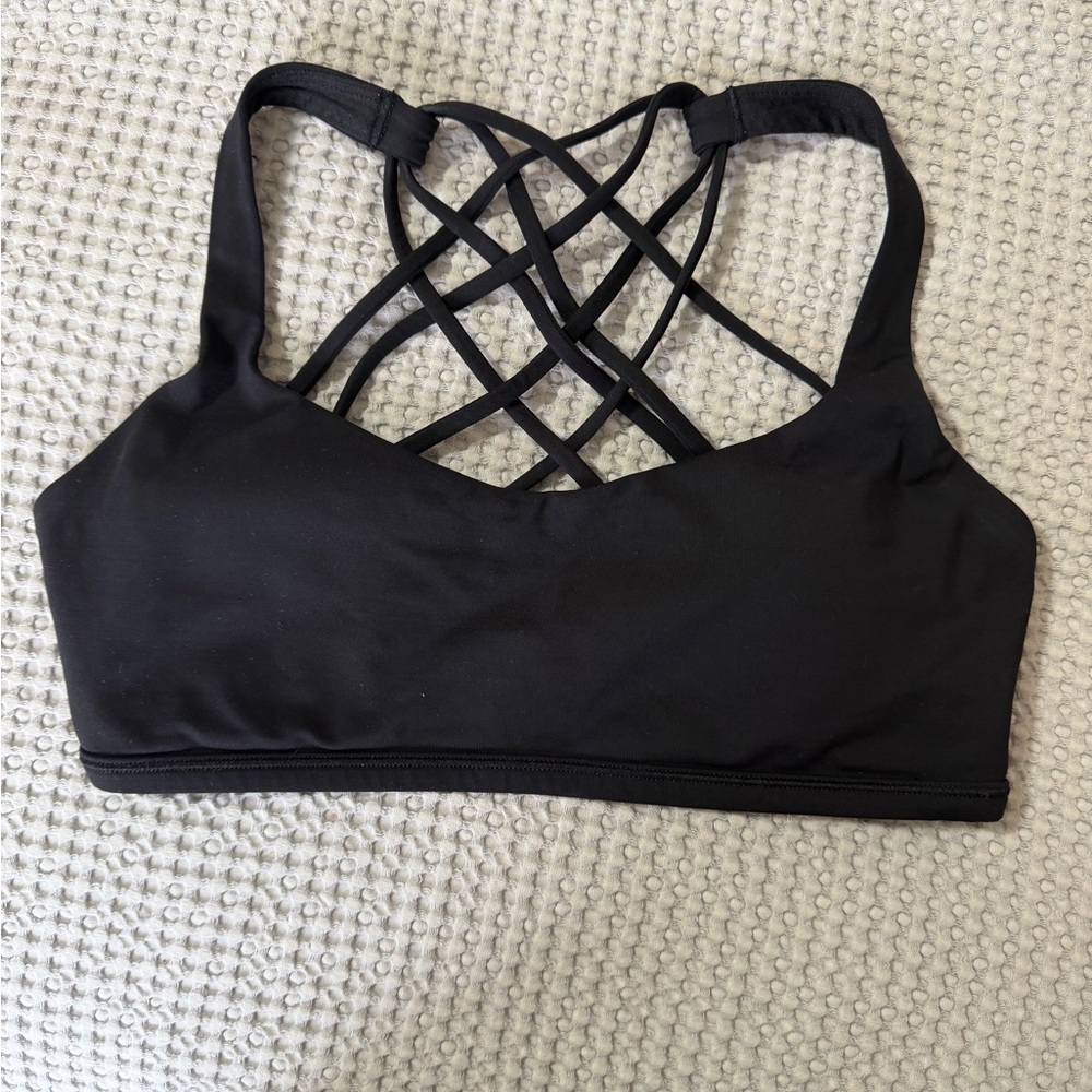 Black free to be wild bra